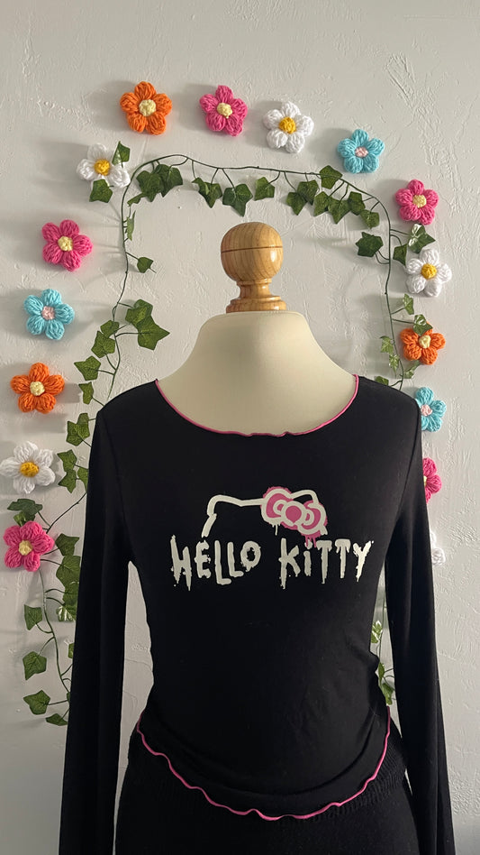 Hello Kitty Graphic Long Sleeve (Black)